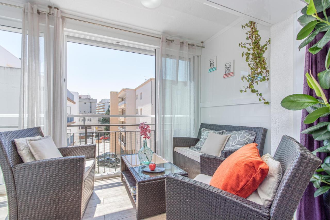 Sand1-Apartamento En La Playa, Centrico, Parking Y Clima Leilighet Roses Eksteriør bilde